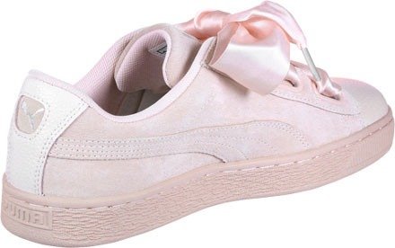 puma suede heart rosa