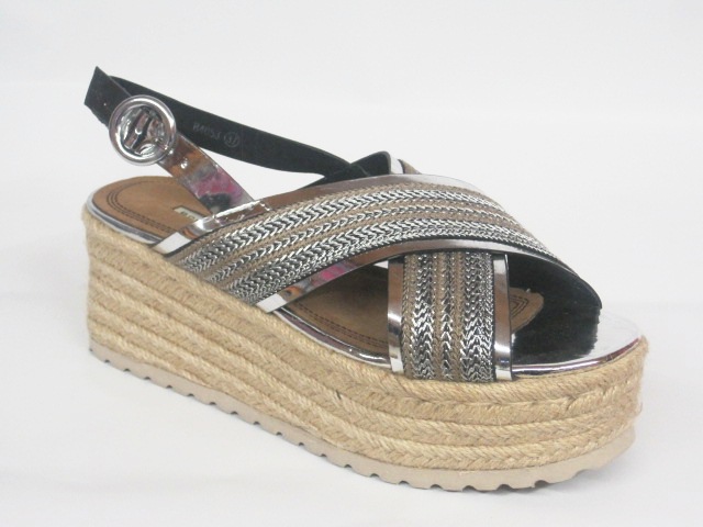 SANDALIA BOM BON CHIC B4053  PLATA