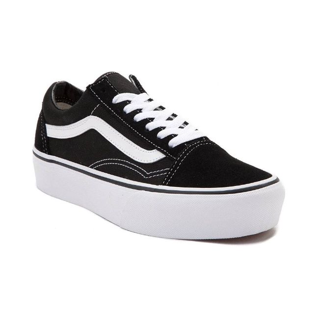 DEPORTIVO VANS PLATAFORMA NEGRO/BLANCO