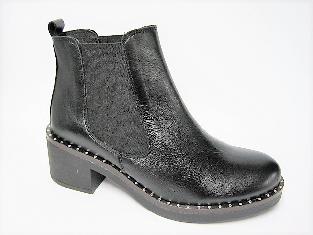BOTIN ELASTICO MARIA JAEN 7105 NAPA NEGRO | Mayka Moda tienda online