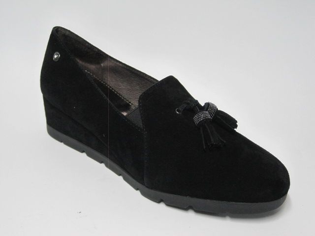 ZAPATO CUÑA MILLY 9 STONEFLY  NEGRO