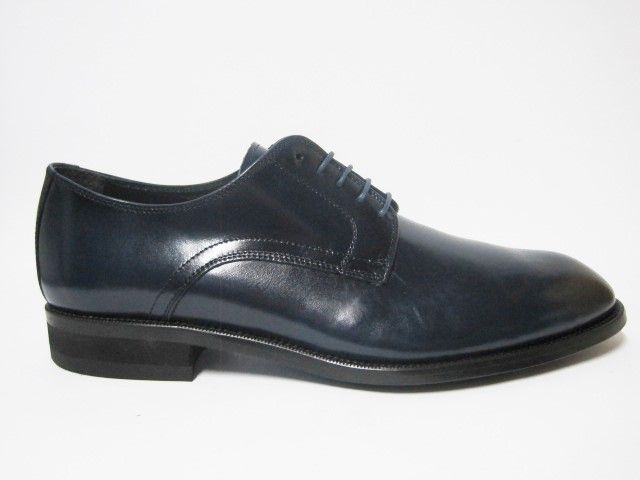 ZAPATO CORDON LISO LUIS GONZALO AZUL