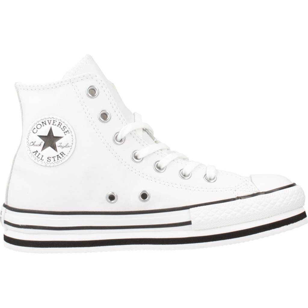 BOTIN PLATAFORMA CONVERSE PIEL BLANCO | Mayka Moda tienda online