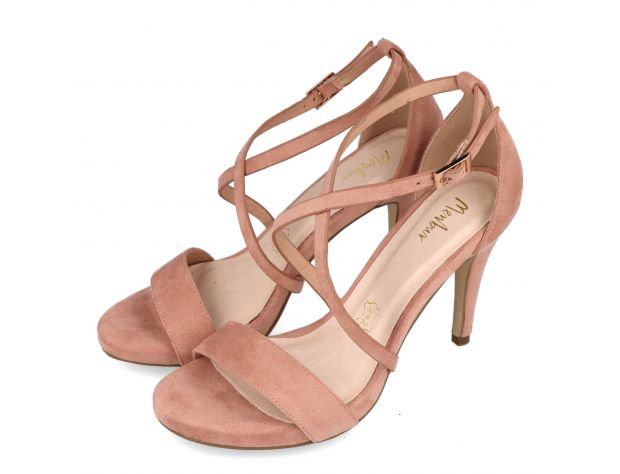 SANDALIA MENBUR NUDE | Mayka Moda tienda online