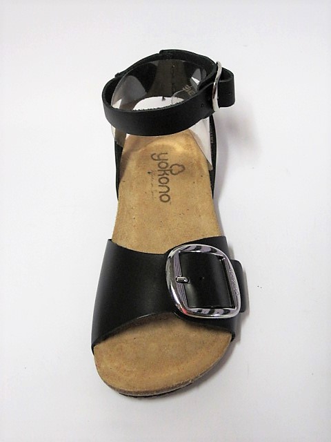 SANDALIA BIO YOKONO NEGRO | Mayka Moda tienda online