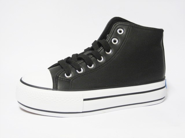 BOTIN DEPORTIVO MUSTANG NEGRO | Mayka Moda tienda online