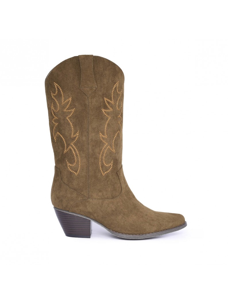BOTA CAMPERA AZAREY TAUPE | Mayka Moda tienda online