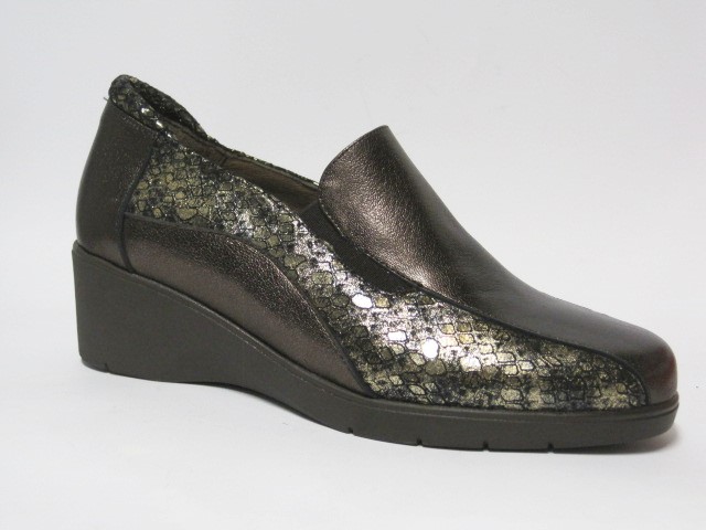 MOCASIN CUÑA FAP MARRON