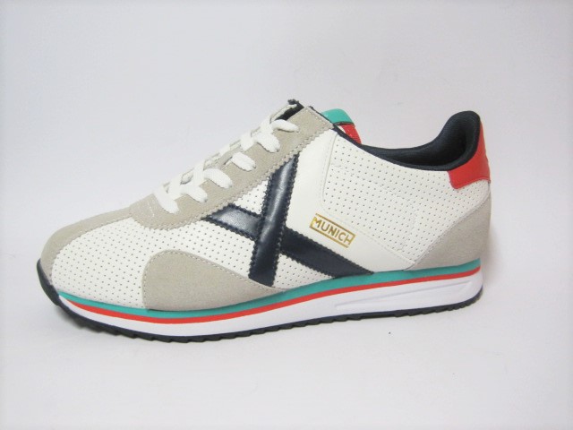 ZAPATILLA CASUAL MUNICH CABALLERO SAPPORO 138 Color BLANCO Talla 40
