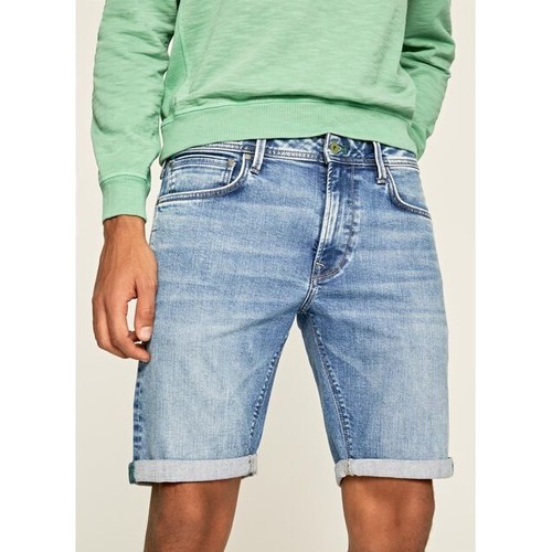 VAQUERO CORTO PEPE JEANS STANLEY SHORT AZUL CLARO