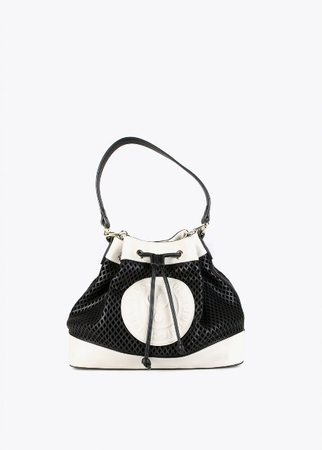 BOLSO JUDAS TROQUELADO - BICOLOR