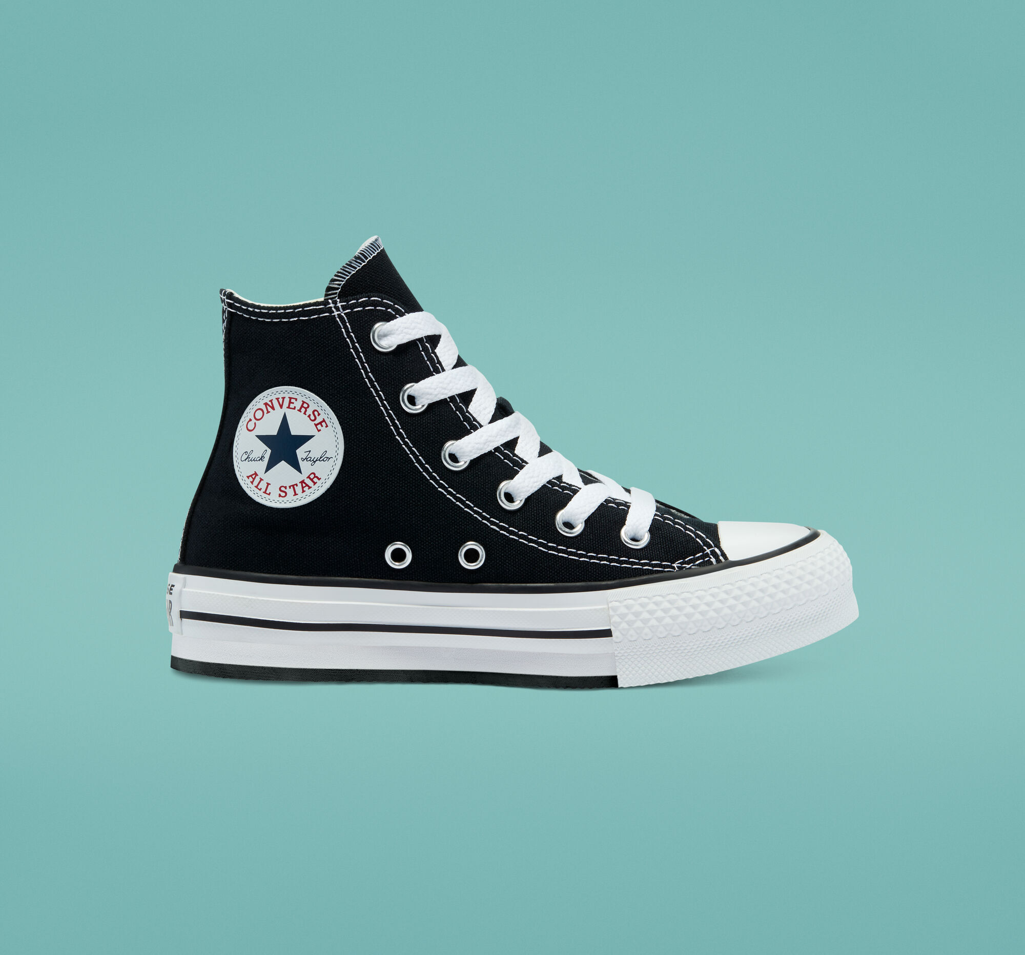 BOTIN PLATAFORMA CONVERSE NEGRO | Mayka Moda tienda online
