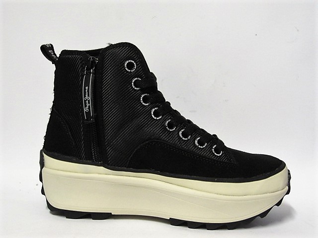 BOTIN PEPE JEANS WOKING CITY NEGRO Mayka Moda online