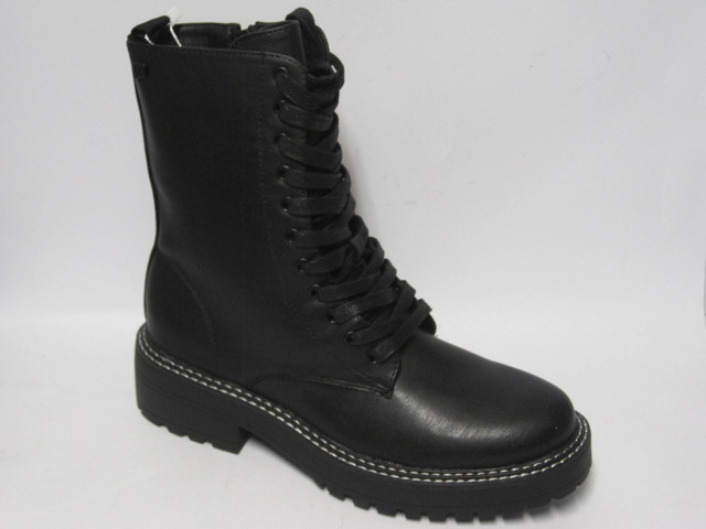 BOTIN MILITAR MUSTANG NEGRO