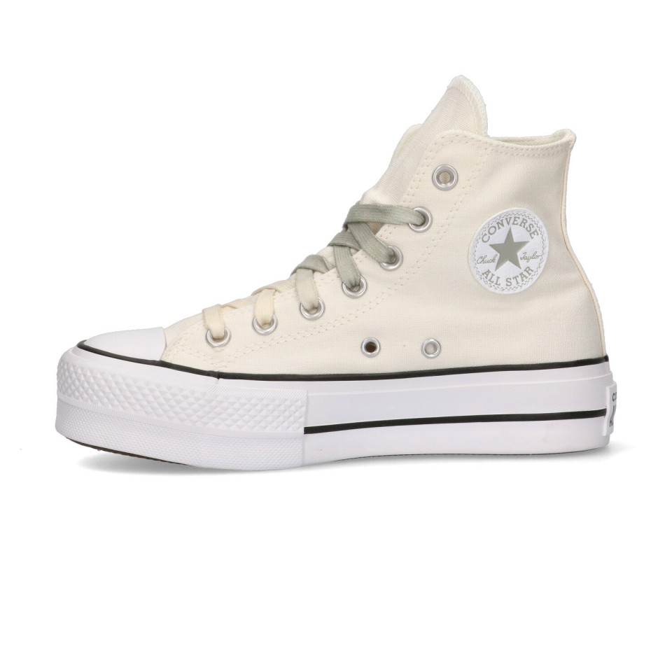 BOTIN PLATAFORMA CTAS LIFT HI CONVERSE BLANCO ROTO | Mayka Moda online