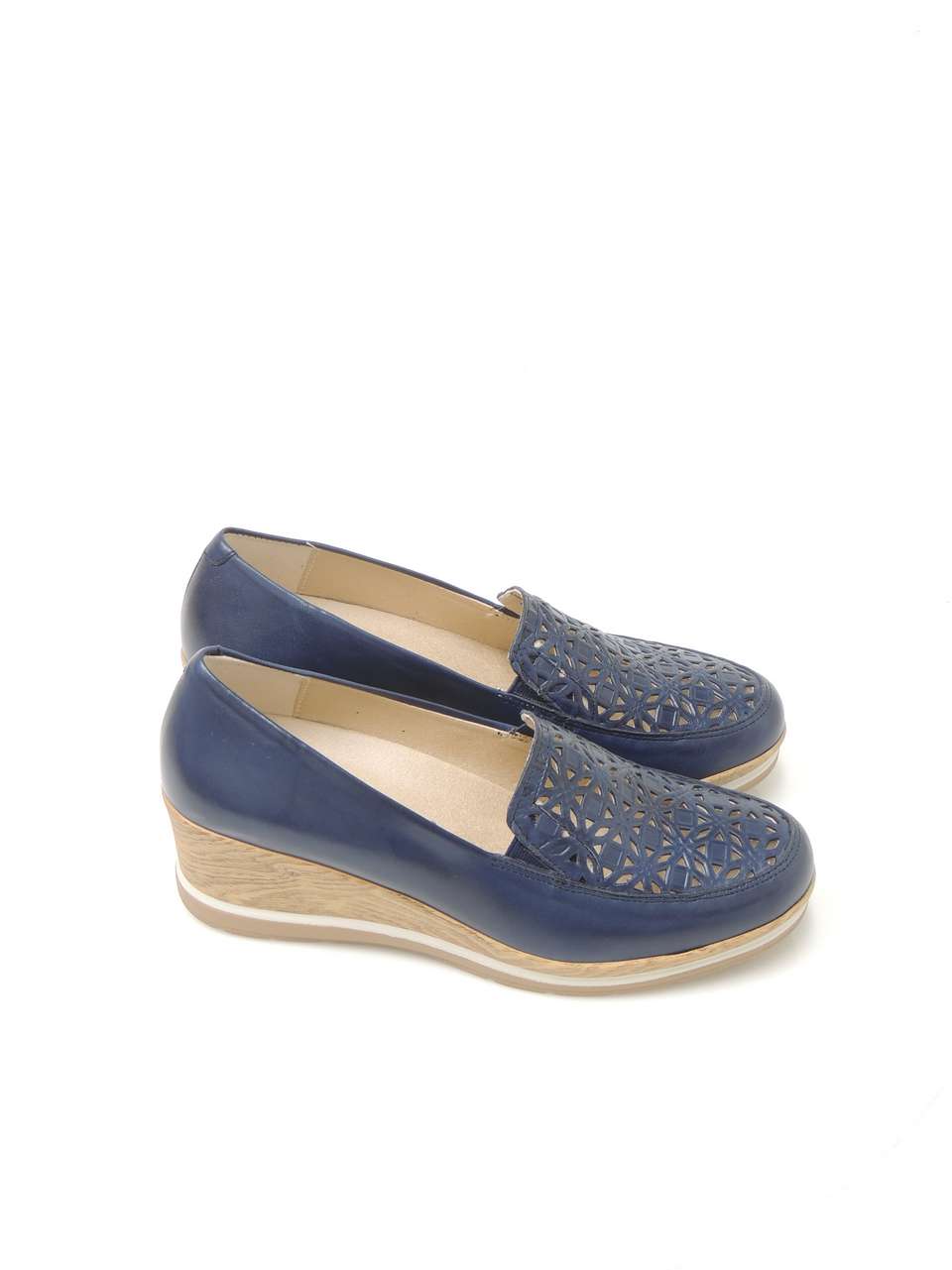 ZAPATO CUÑA PITILLOS TINTA