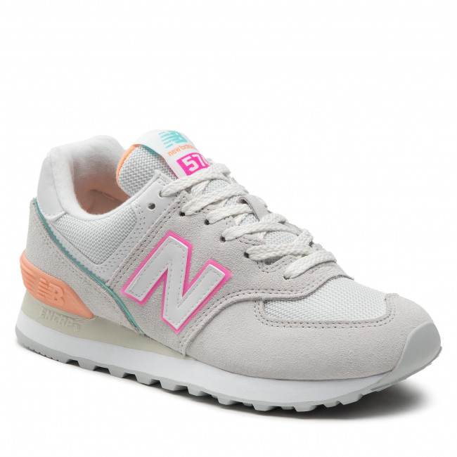 DEPORTIVA NEW BALANCE GrayPinkOrange
