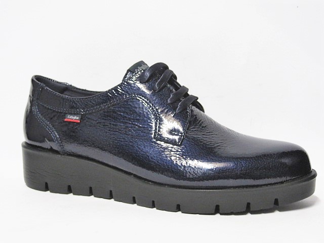 ZAPATO CUÑA CORDONES CALLAGHAN MARINO