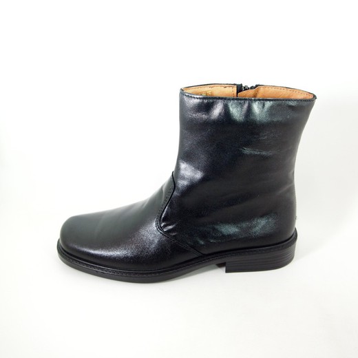 BOTA CREMALLERA CON FORRO LUISETTI NEGRO