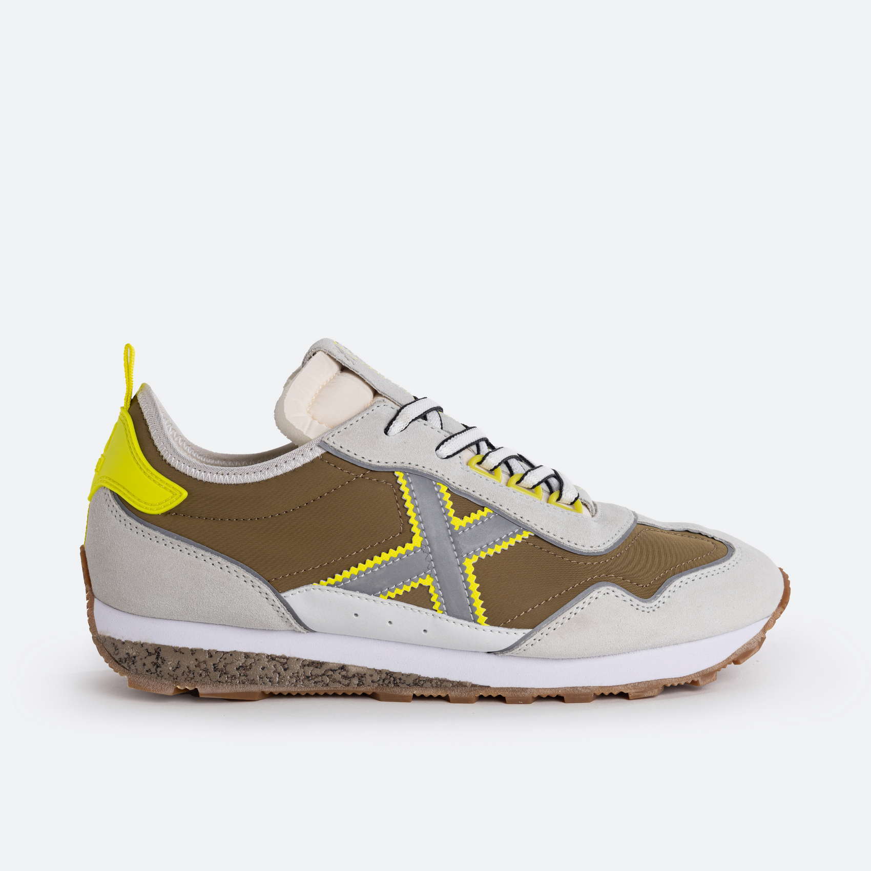 ZAPATILLA DEPORTIVA MUNICH GRIS/VERDE
