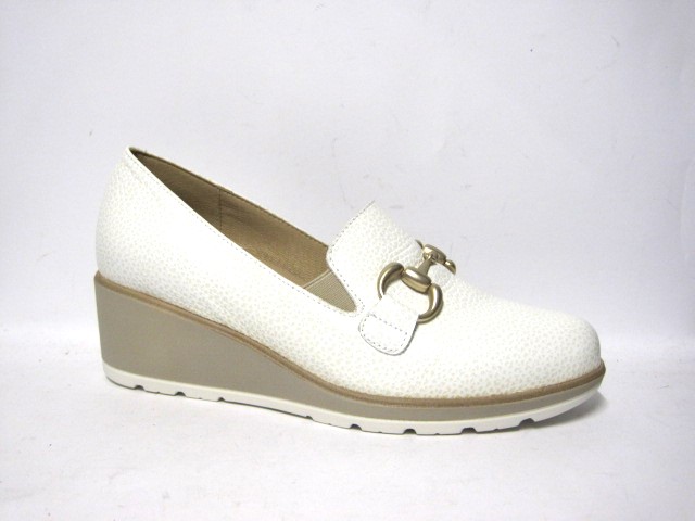 ZAPATO CUÑA D´CHICAS BLANCO