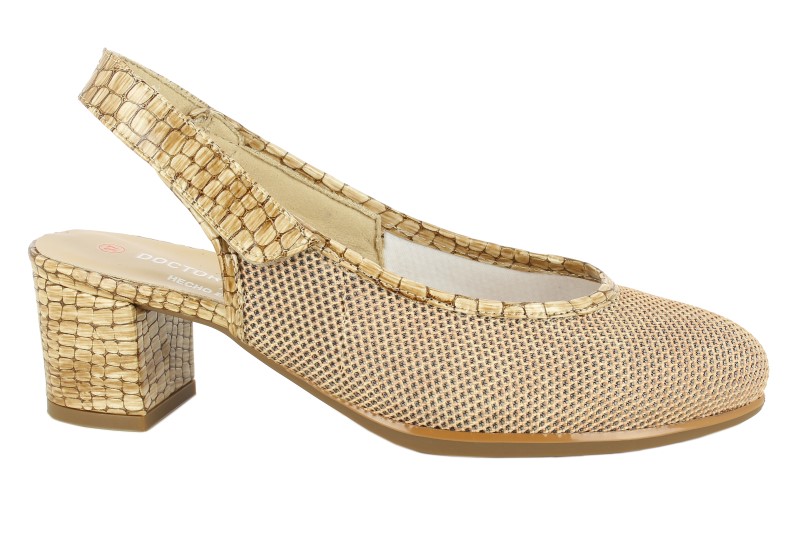 ZAPATO DESTALONADO TACON DOCTOR CUTILLAS CAMEL