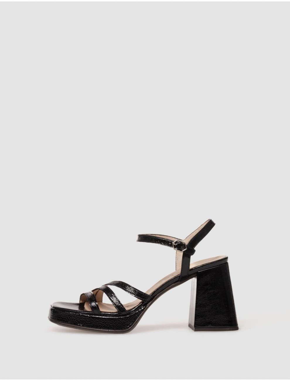 SANDALIA TACON WONDERS NEGRO