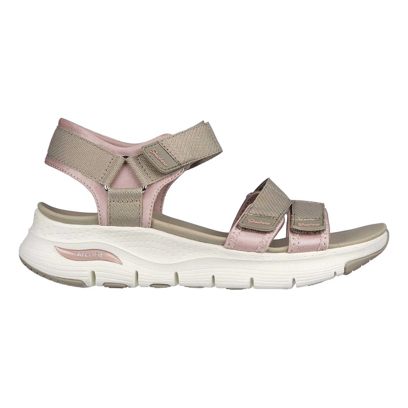 SANDALIA ARCH FIT SKECHERS TAUPE