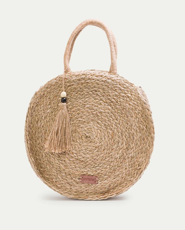 BOLSO RAFIA PORRONET NATURAL