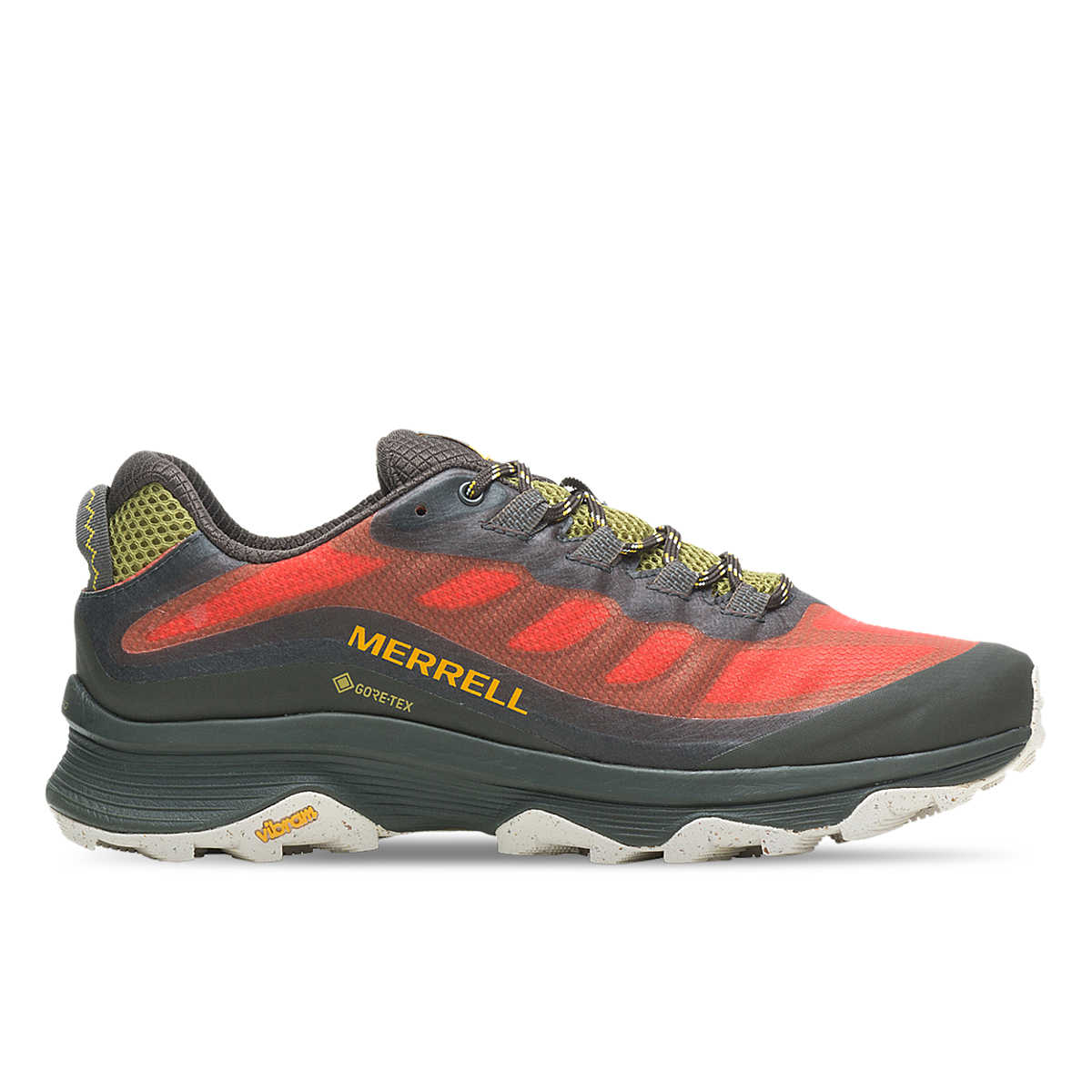ZAPATILLA DEPORTIVA GORE-TEX MERRELL NEGRO/ROJO