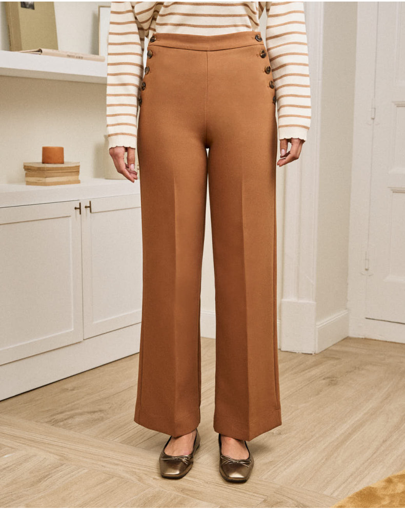 PANTALON POLÍN ET MOI ANADI BOTONES MARRON