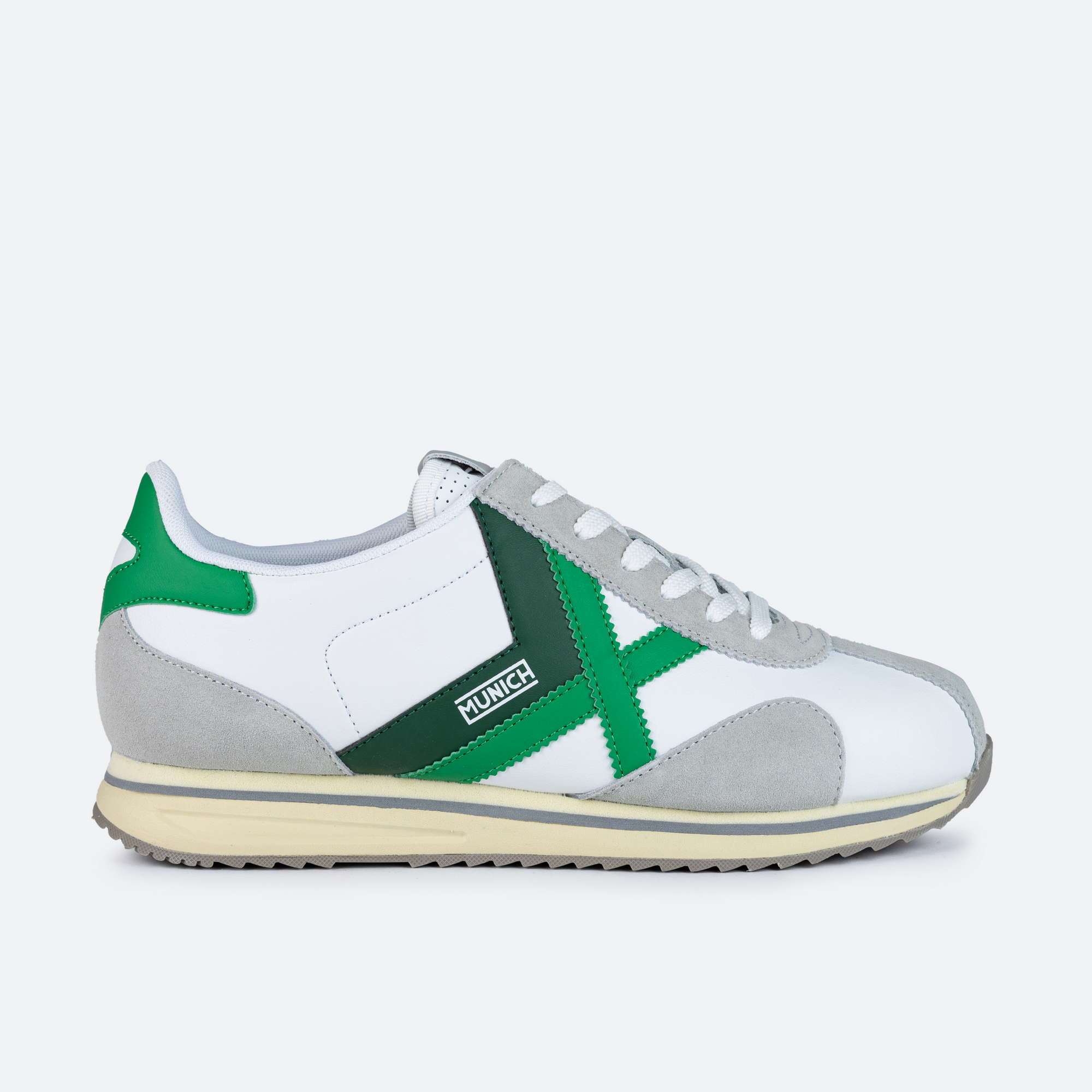 ZAPATILLA DEPORTIVA MUNICH BLANCO-VERDE