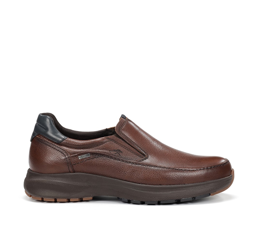 MOCASIN HIDROFUGADO FLUCHOS MARRON