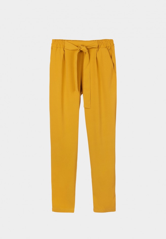 Producto PANTALON TIFFOSI BINKY 2 AMARILLO LAZO CINTURA