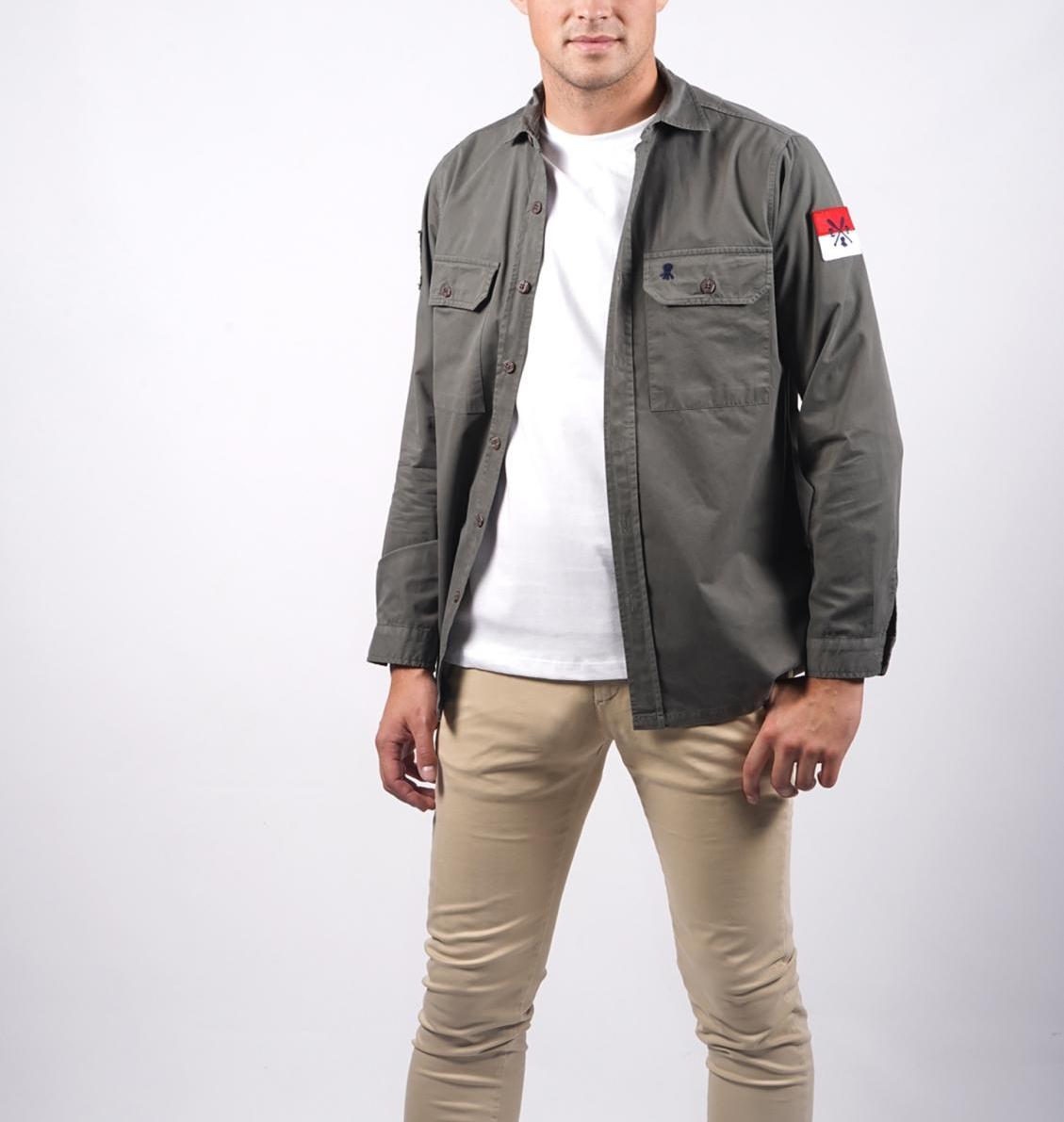 Producto SOBRECAMISA EL PULPO PARCHES KHAKI