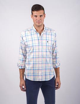 Producto CAMISA EL PULPO PINPOINT CUADRO MADRAS AZUL MULTI