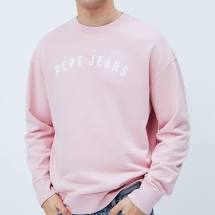 Producto SUDADERA PEPE JEANS MALIK ROSA JASPEADO