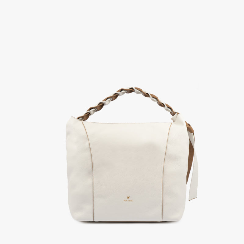 Producto BOLSO PEPE MOLL BLANCO/TAUPE