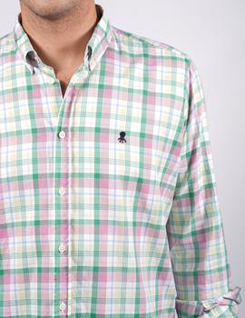 Producto CAMISA EL PULPO PINPOINT CUADRO MADRAS VERDE MULTI