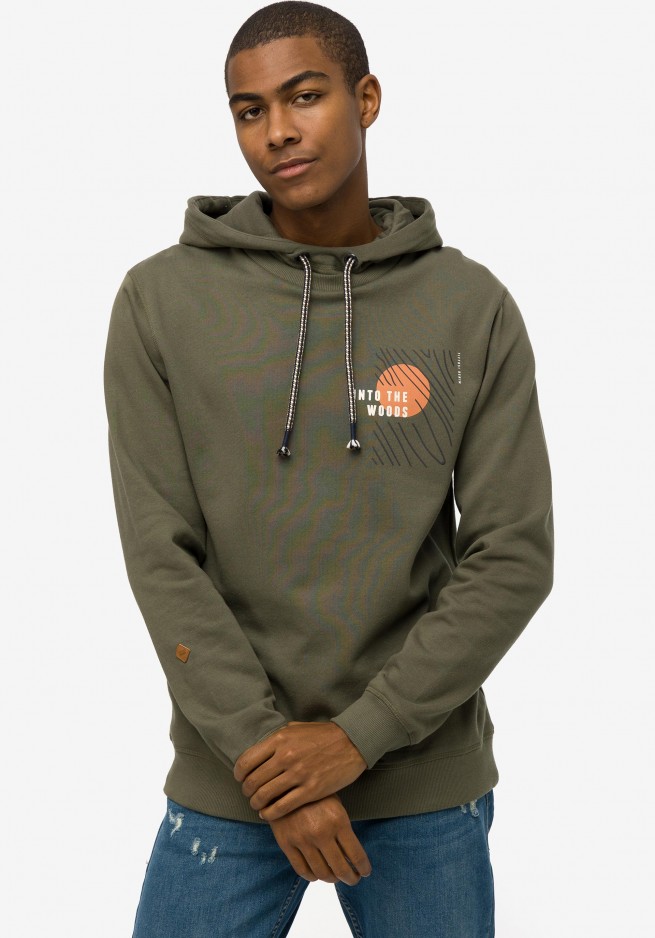 Producto SUDADERA TIFFOSI DONOVAN KAKI CON CAPUCHA