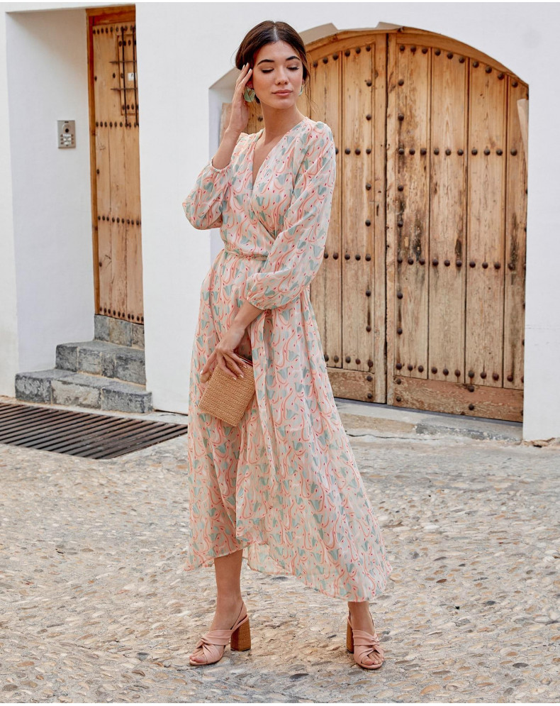 Producto VESTIDO POLÍN ET MOI PENELOPE CRUZADO VERDE