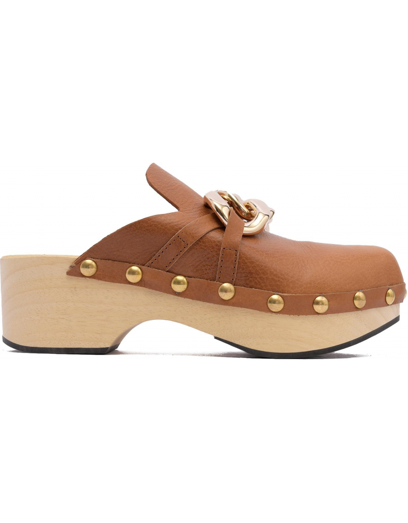 Producto ZUECO CADENA ALPE CUERO