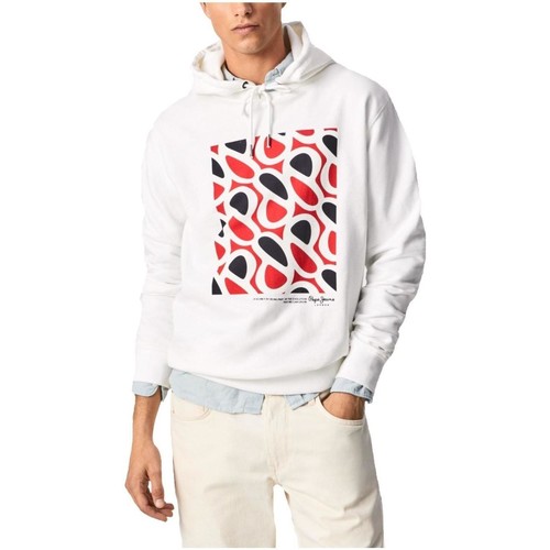 Producto SUDADERA PEPE JEANS DARDANUS BLANCA CON CAPUCHA