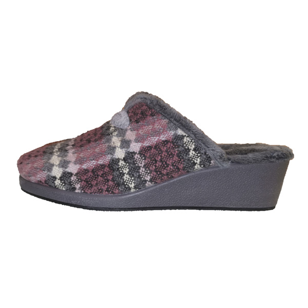 Producto ZAPATILLA CUÑA DESCALZA GARZÓN GRIS OSCURO