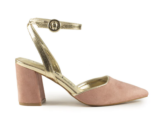 Producto ZAPATO DESTALONADO TACON AZAREY NUDE