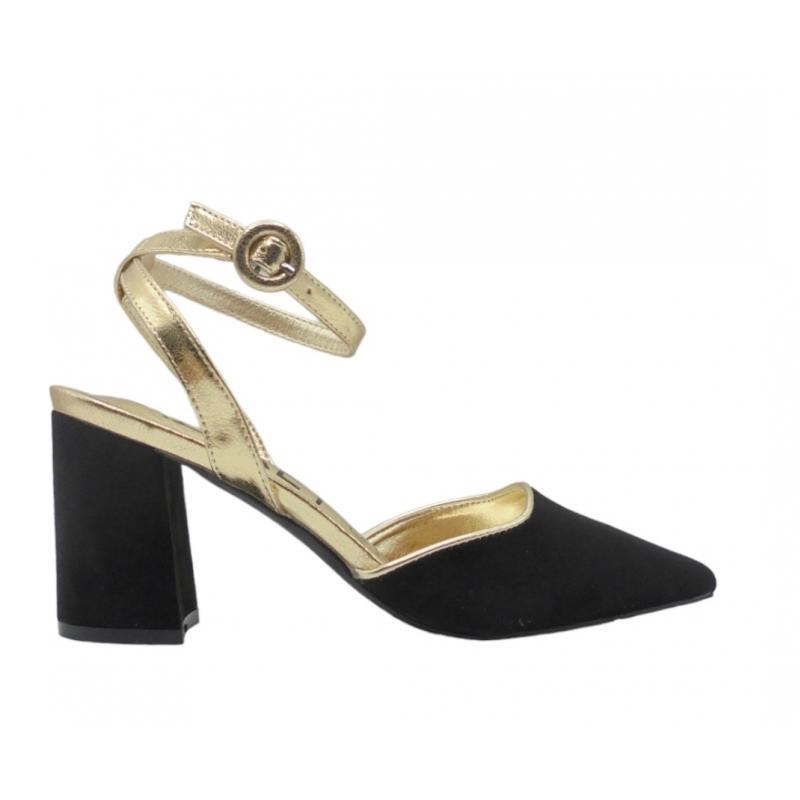 Producto ZAPATO DESTALONADO TACON AZAREY NEGRO