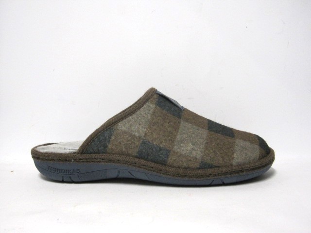 Producto ZAPATILLA DESCALZA NORDIKAS CUADROS MARRON