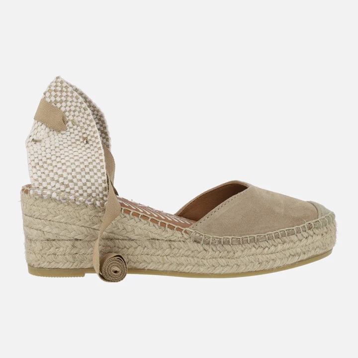 Producto ALPARGATA CON CINTAS VIGUERA VITELO DESERT
