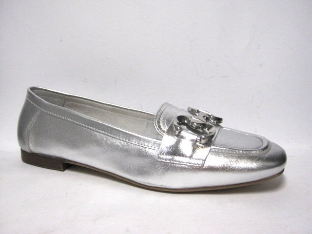Producto MOCASIN PIEL CON ADORNO TOP 3 PLATA