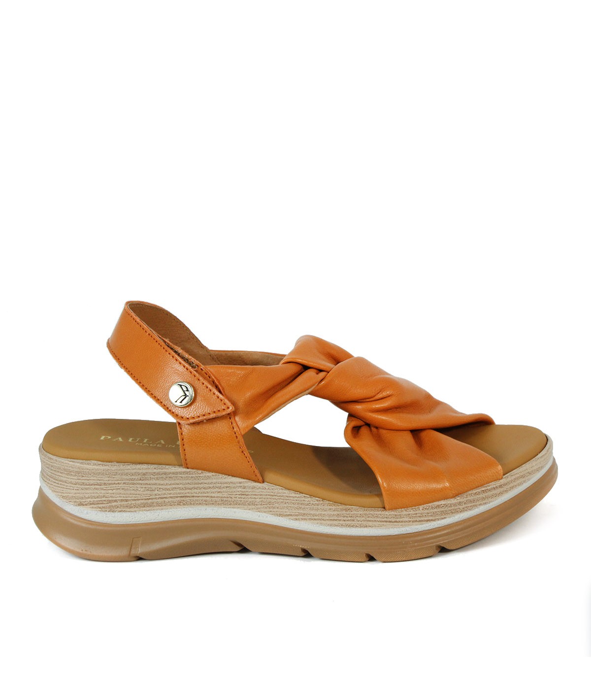 Producto SANDALIA CUÑA PAULA URBAN NARANJA